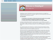 Tablet Screenshot of malaylingua.com